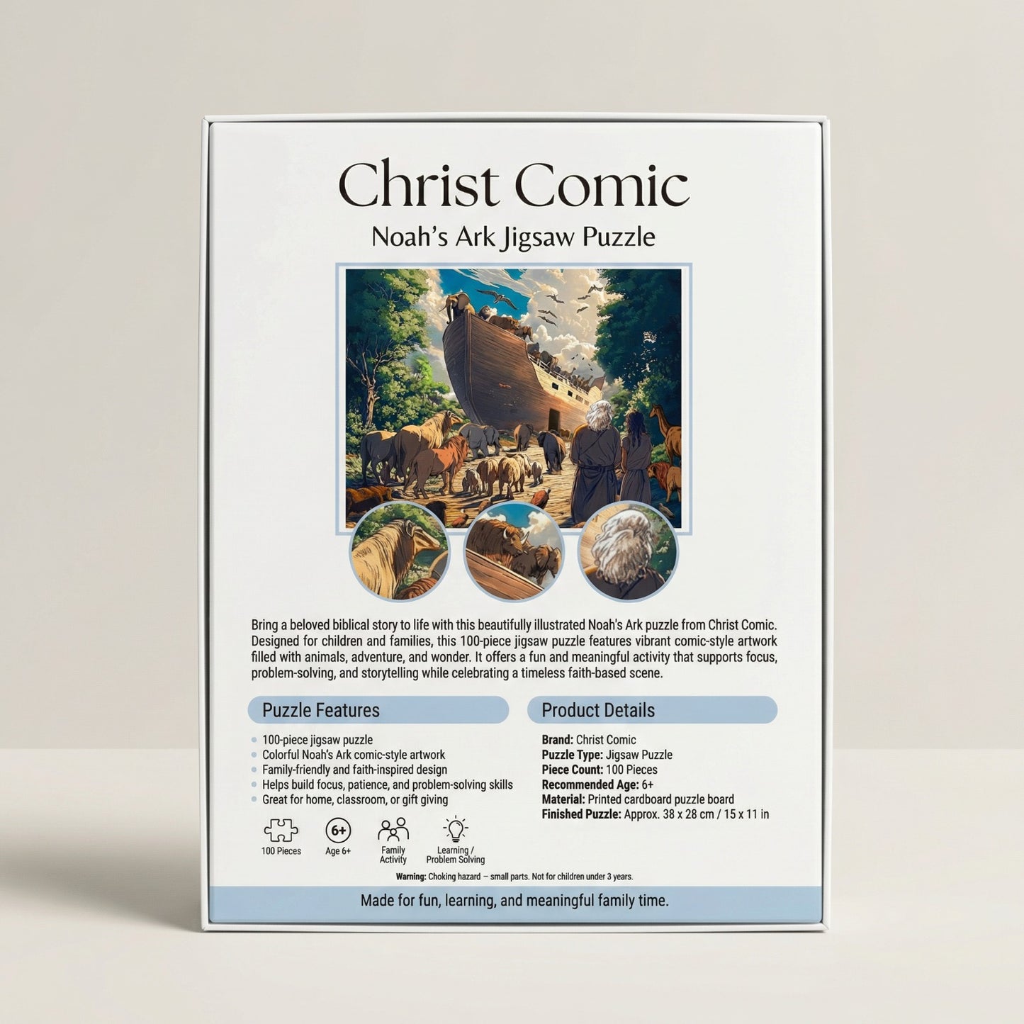 Bible Jigsaw Puzzle Noahs Arc