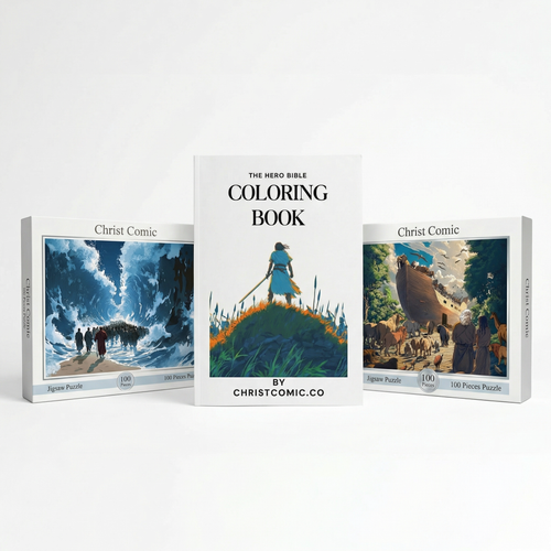 Puzzle & Coloring Book Bundle